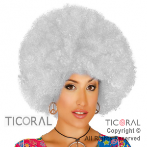 PELUCA AFRO SUPER BLANCO HS7530-1 x 1